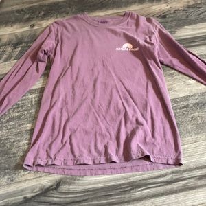Nature back purple long sleeve!